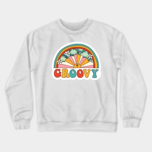 Groovy sun Crewneck Sweatshirt